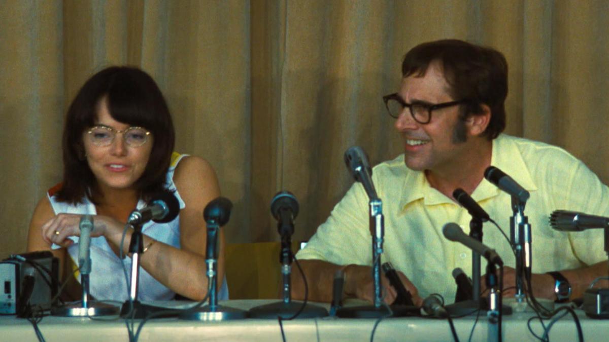 Emma Stone and Steve Carell on Whether Bobby Riggs Compares to Trump